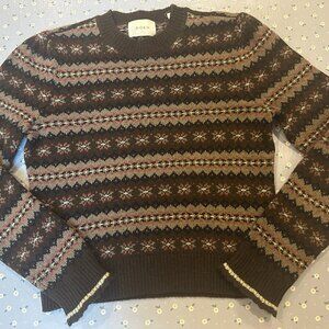 Doen cashemere fair isle sweater XXS (XS)